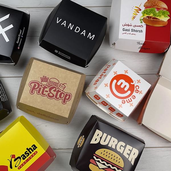 Printed Hambuger Box